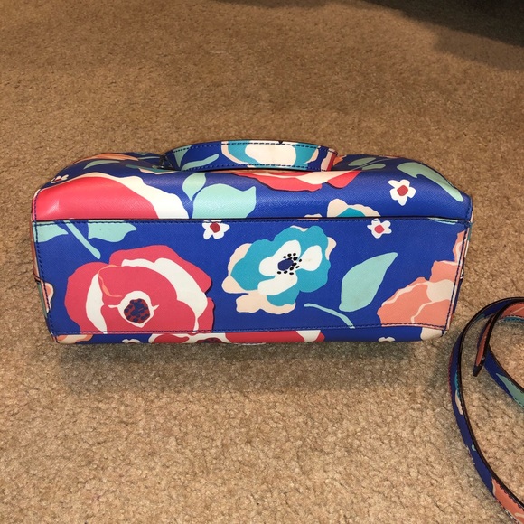 Kate Spade New York floral satchel purse - Picture 9 of 12